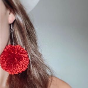 Pom Pom Earrings